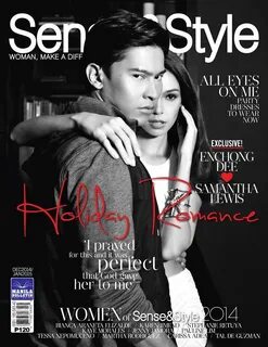 Enchong Dee and Samantha Lewis are on the Cover of Sense and