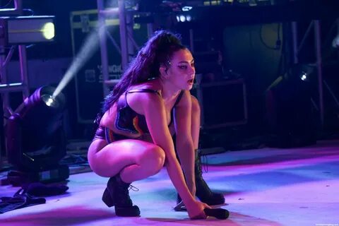 Sexy singer Charli XCX performs on stage at The Oasis during Winwood Pride ...