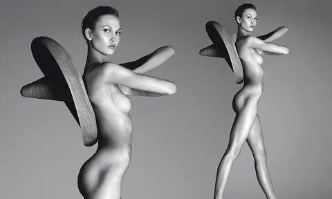 Karlie Kloss is hailed the new 'Body' as she poses nude for 