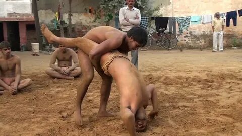 Indian Wrestling Moves - Pinning Techniques - YouTube