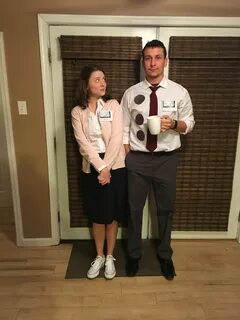 "The Office" Halloween Costume- Jim and Pam Couple Office ha