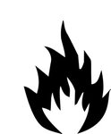 How to draw flames fire - 17 free printable flames stencils
