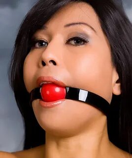 Ball gag girl.
