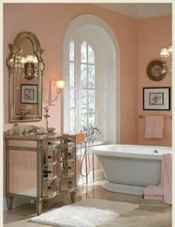 Peaches And Dreams Peach bathroom, Bathroom decor, Beautiful