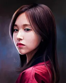 Myoui Mina #minatwice #twicemina #twice #fanart Dijital sana