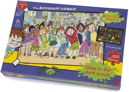Puzzles Paul Lamond Horrid Henry Classroom Puzzle Glow in th