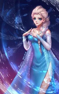 Princess Elsa, Cartoon, Frozen (movie), Fan art Wallpapers H