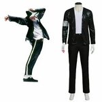Купить Michael Jackson Billie Jean Black Jacket Pants Cospla