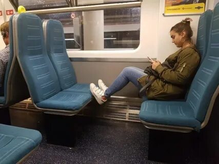 Feet on train seats UK Edition - Nuded Photo