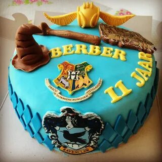 Harry Potter Ravenclaw cake made by Beppie Bakgraag Harry po