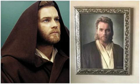 Сын подарил верующей матери портрет Оби-Вана, а она приняла 
