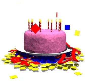 Гифки тортов на день рождения - GIF анимация именинных торто