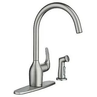 MOEN 87735SRS Essie 1-Handle Standard Sprayer Kitchen Faucet