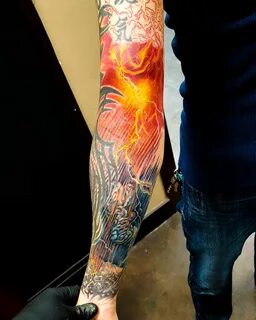 Lightning Sleeve Tattoo Designs * Half Sleeve Tattoo Site