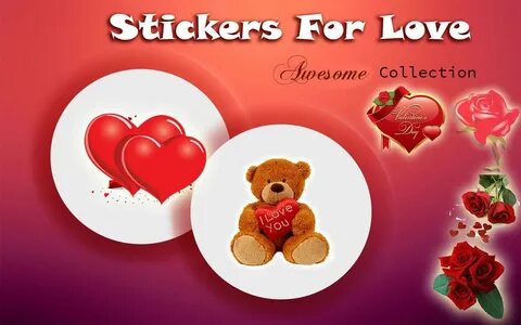 Love chat stickers: Valentine Special LoveStickers pour Andr