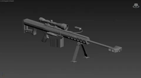 Barrett M107 - DownloadFree3D.com