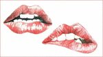 How to Draw Lips - Realistic Lip Bite Drawing - YouTube