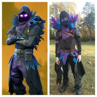 DIY Raven Fortnite costume Diy costumes kids, Boy halloween 