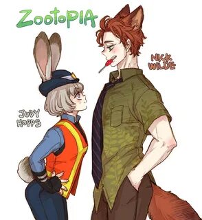 3) "ズ-ト ピ ア"/"D"の イ ラ ス ト pixiv Zootopia anime, Disney zooto
