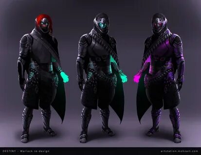 Destiny Warlock redesign on Behance