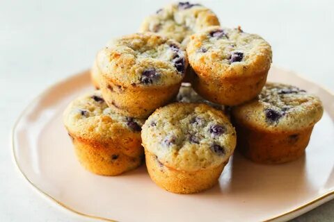 Mini Blueberry Muffins - Super Moist and Tender - Zen & Spic