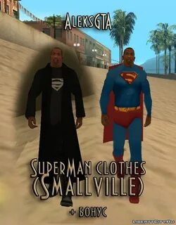 Скачать SuperMan clothes (Smallville) для GTA San Andreas