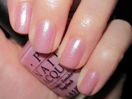 OPI Princesses Rule - New Nail polish, Pink shimmer nails, N