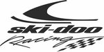 Наклейка логотип SKI-DOO-RACING - Наклейки на мотоцикл - МОТ