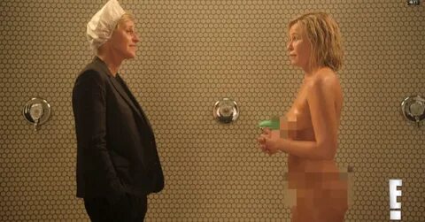Ellen DeGeneres and Chelsea Handler Have an Awkward Shower F