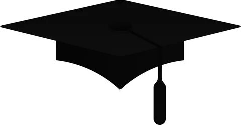 graduation cap png transparent - Education Clip Art Black An