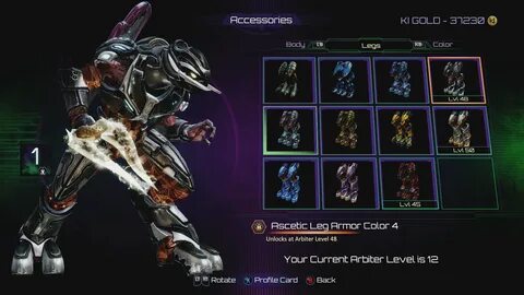 See Arbiter's Colors and Accessories in Killer Instinct Seas