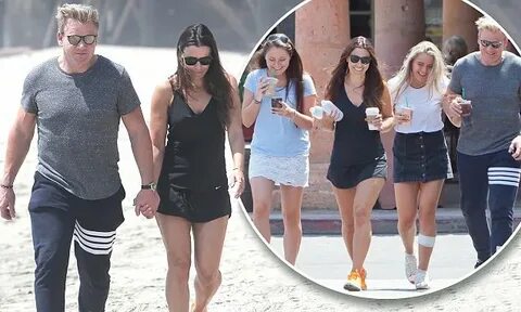 Gordon Ramsay enjoys day out with his daughters and wife Tan