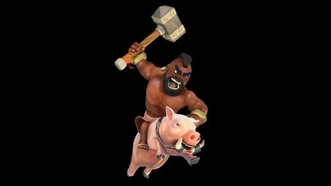 Мои атаки Кабанами (hogs) в Clash of clans - YouTube
