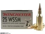 ARMSLIST - For Sale: Winchester Super-X Ammunition 25 WSSM 1