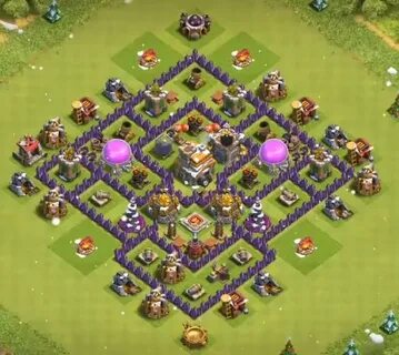 Clash Of Clans Builder Base Level 7 Layout / Trophy (Defense