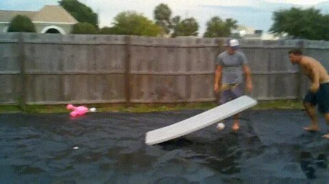 HMB and let's turn the whole back yard into a slip n slide -