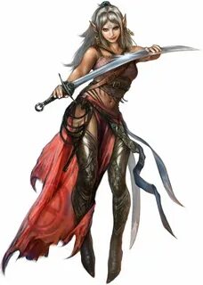 pathfinder fighter with scimitar - Google Search Female elf,