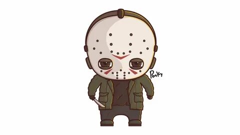 HOW TO DRAW JASON VOORHEES FRIDAY THE 13TH - YouTube