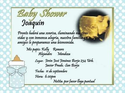 Frases Graciosas Para Invitaciones De Baby Shower - On Log W