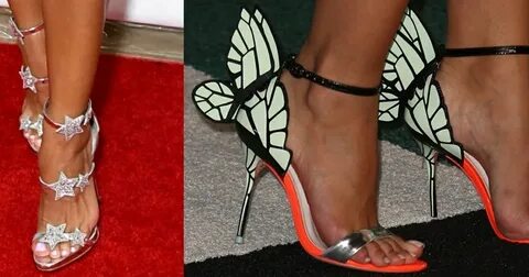 Rocsi Diaz Displays Pretty Toes in Butterfly and Star Sandal