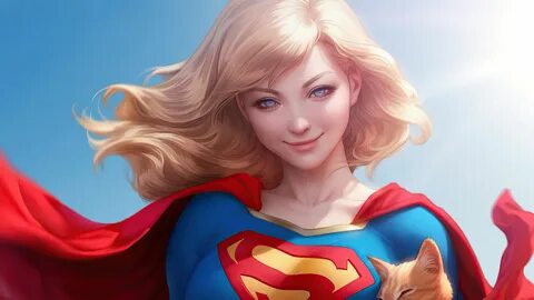 Cartoon Supergirl Wallpapers - Wallpaper Cave