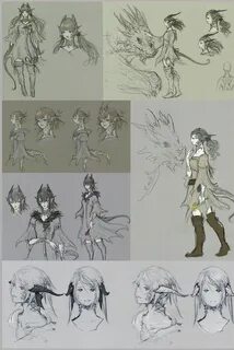 sketches from the art of ishgard feat. au ra concepts - Albu