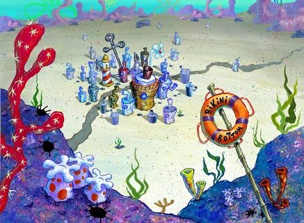 Bikini Bottom **** home city of Spongebob Squarepants Sponge
