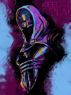 Tali'Zorah vas Normandy by nthomas-illustration on deviantAR