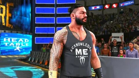 Скачать WWE2K18 "Мод ROMAN REIGNS SD 21 Updated Attire" - Мо