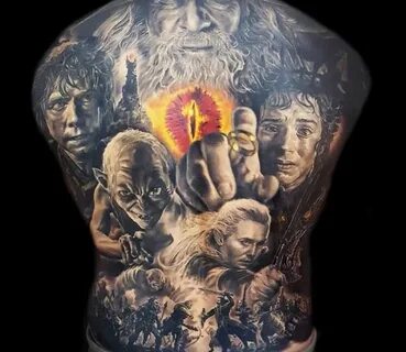 Lord of the Rings tattoo by El Mago Tattoo Post 26951 Lord o