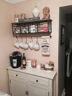 Coffee Bar Table-Home Goods Shelf-Hobby Lobby Diy coffee bar