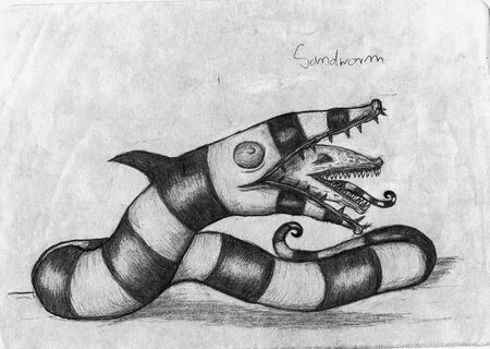 Beetlejuice Sandworm By Dogzillalives Deviantart - Galery 4K