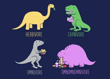 Omnomnomnivore Threadless Artist Shop Dinosaur funny, Funny,