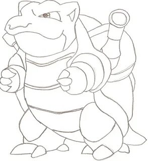 Pokemon Blastoise Drawing at PaintingValley.com Explore coll